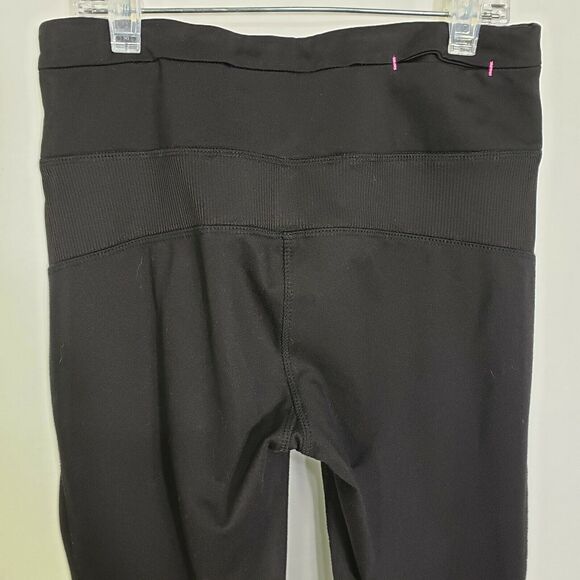 RBX Performance Womens Small Pants Leggings Black Reflective Zip Ankle Pocket - Picture 8 of 10